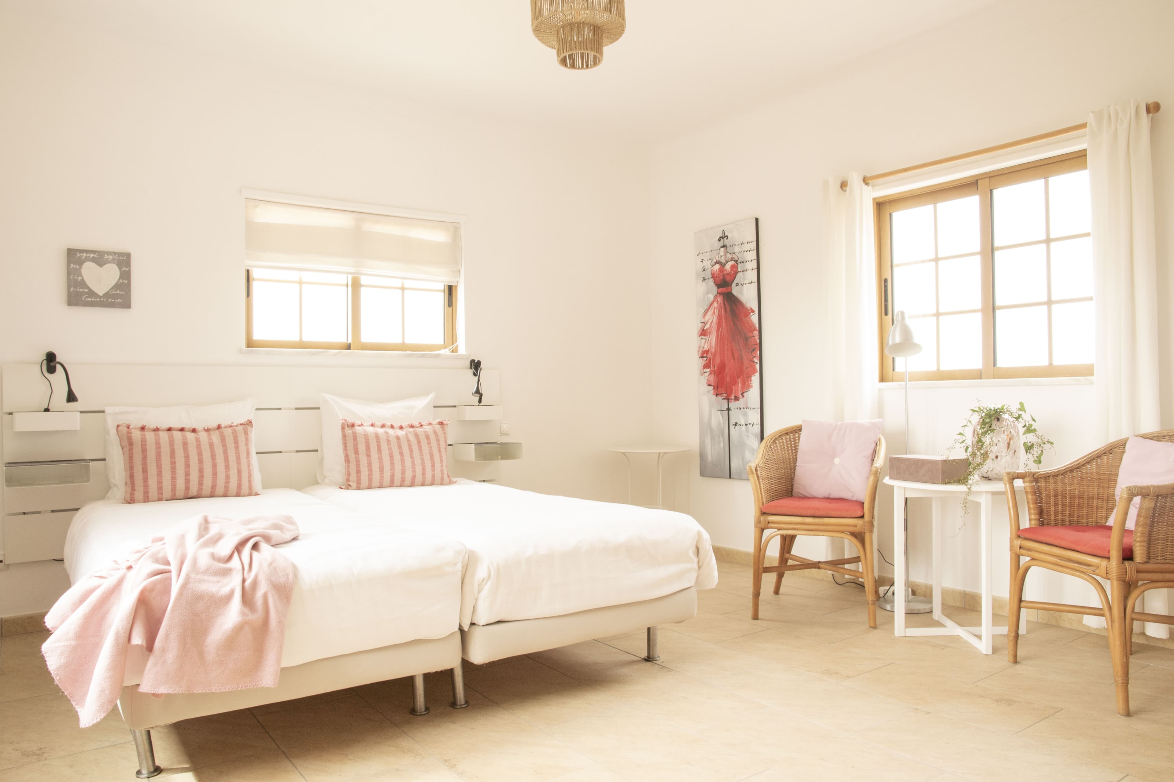 Tweede slaapkamer met uitzicht